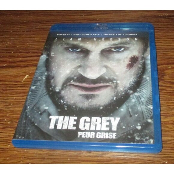 The Grey (Blu-ray/DVD, 2012 (2-Disc Set, Canadian) Liam Neeson Frank Grillo - Picture 1 of 3